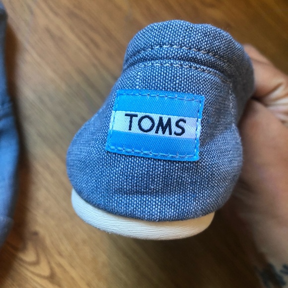 SOLD | TOMS | Blue Slip On Shoes - Picture 4 of 6